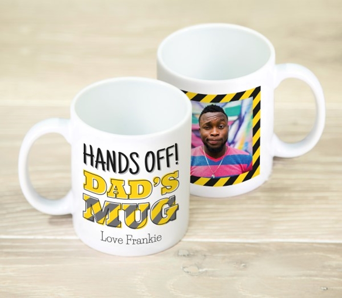 Picture of Hands Off Dad's personalised mug