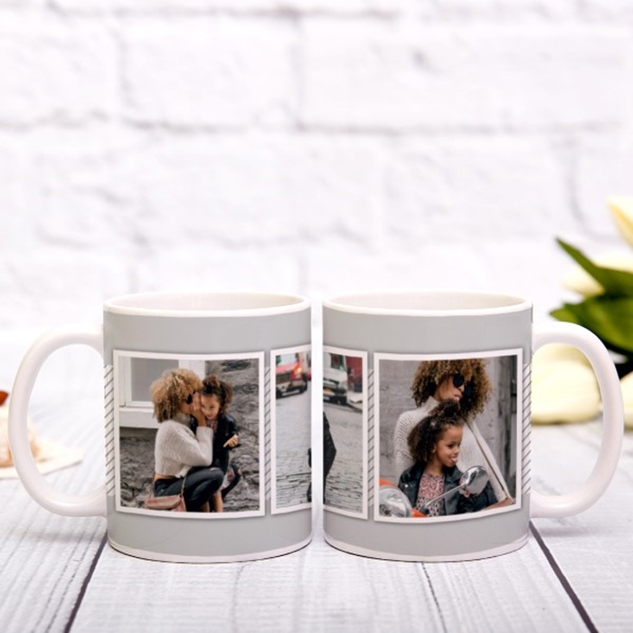 Picture of 3 photo personalised mug