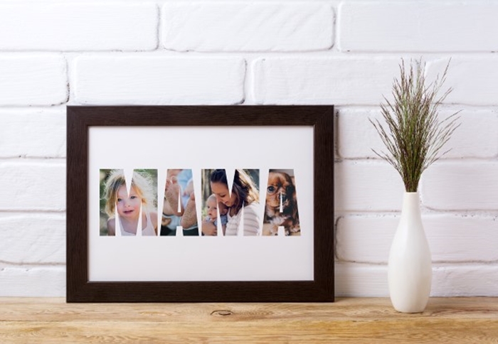 Picture of A4 Mama photo personalised poster