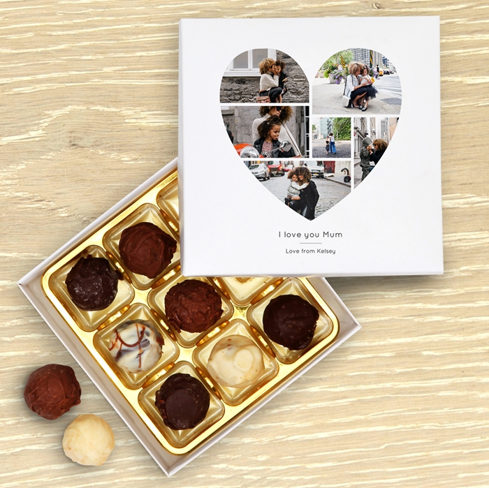 Picture of Beautiful Heart photo Chocolate Personalised Chocolate Box