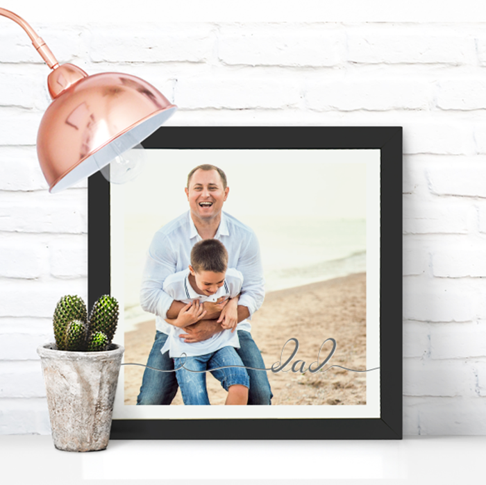 Picture of Square Dad Script personalised poster