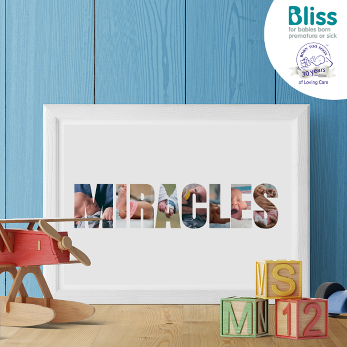 Picture of Miracles Photo personalised poster
