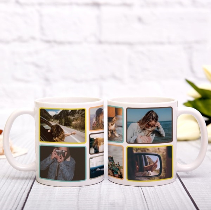 Picture of Photo collage personalised mug