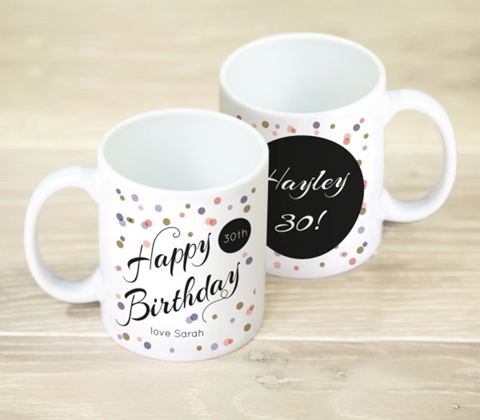 Picture of Happy Birthday Spot personalised mug