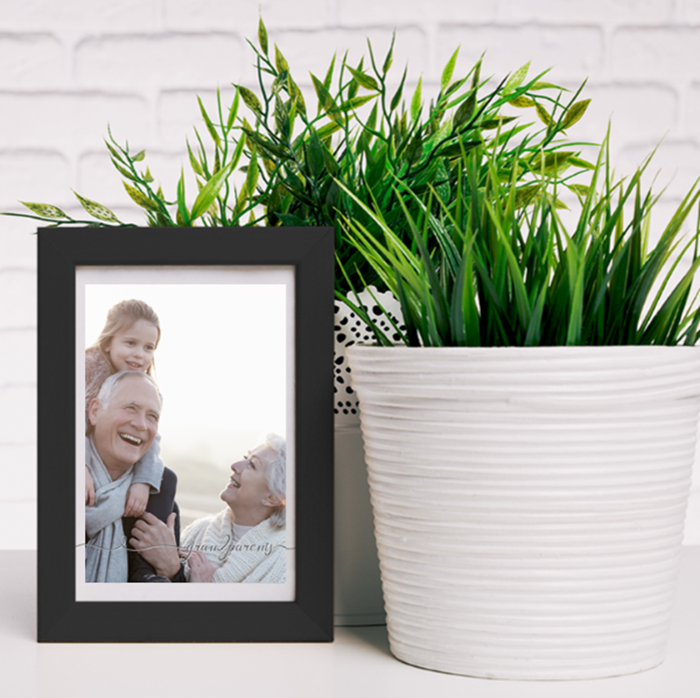 Picture of A5 Grandparents script personalised poster