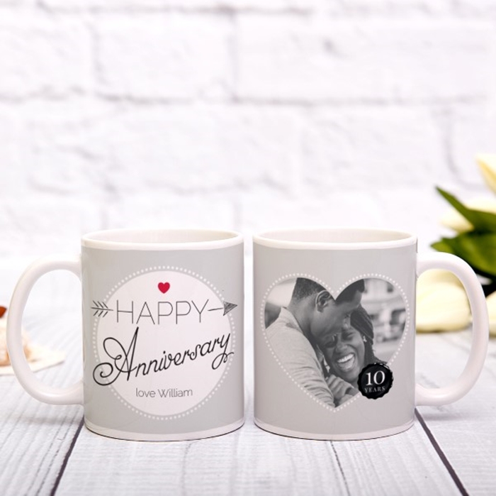 Picture of Happy Anniversary personalised mug