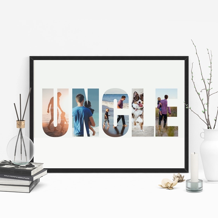 Picture of A3 Uncle Photo personalised poster