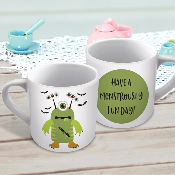 Picture of Jack's Monster Mash winning design child's personalised mug