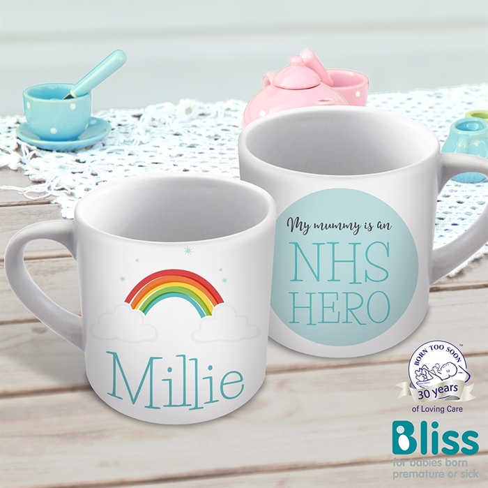 Picture of Rainbow hero child's personalised mug