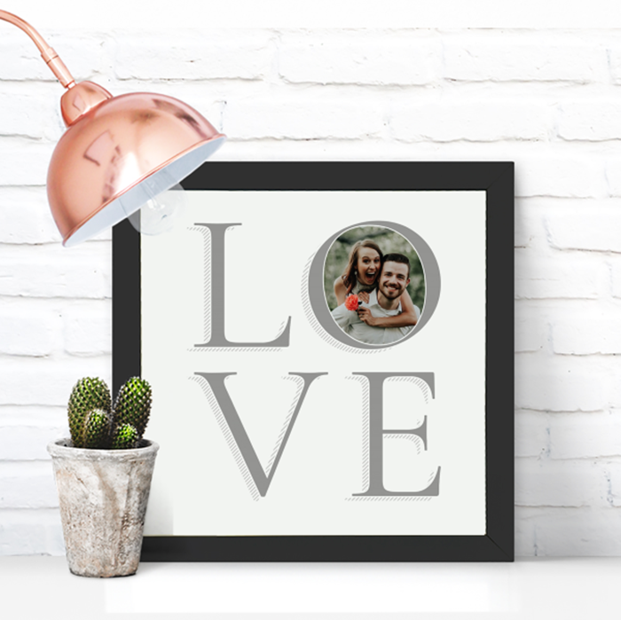 Picture of Square Love personalised poster