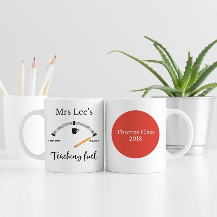 Picture of Teacher fuel personalised mug