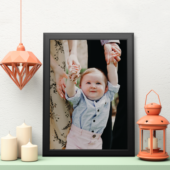 Picture of A3 portrait photo personalised poster