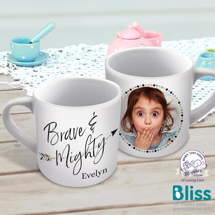 Picture of Brave and mighty child's personalised mug