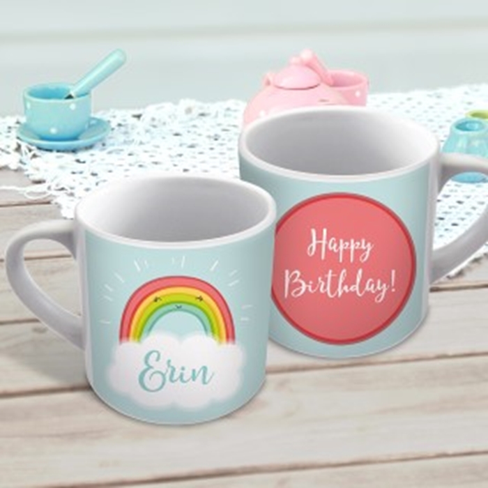 Picture of Rainbow child's personalised mug