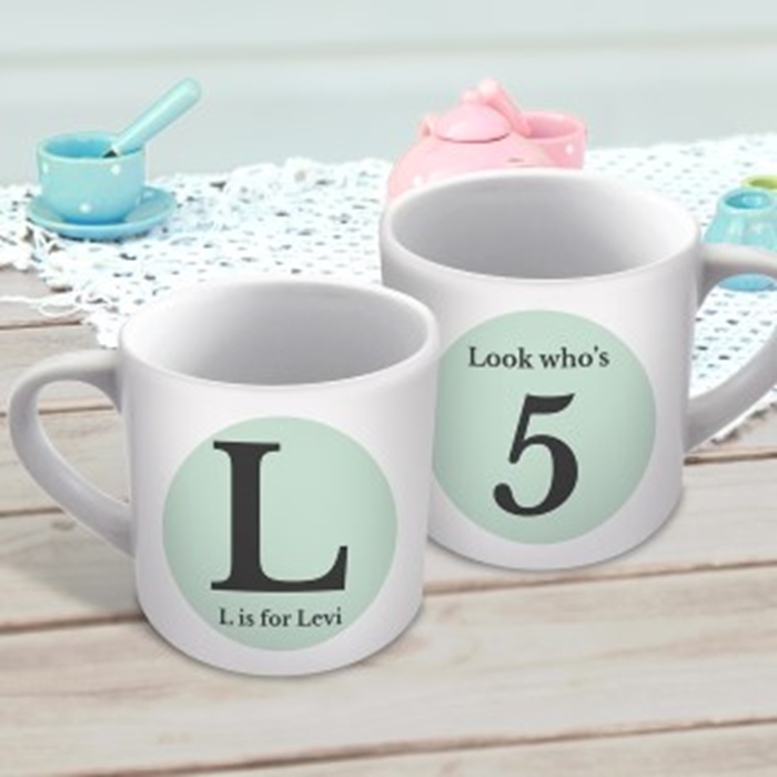 Picture of Initial child's personalised mug