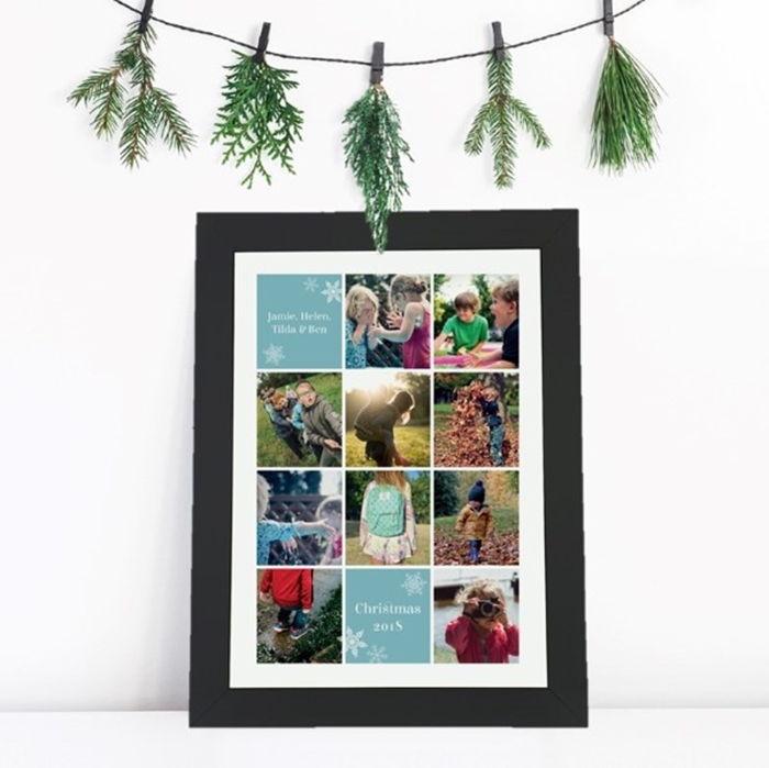 Picture of Festive A3 Instagram-style photo personalised poster