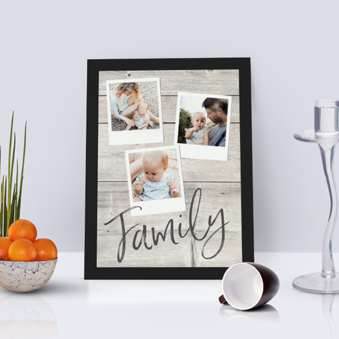 Picture of A4 Family pics personalised poster