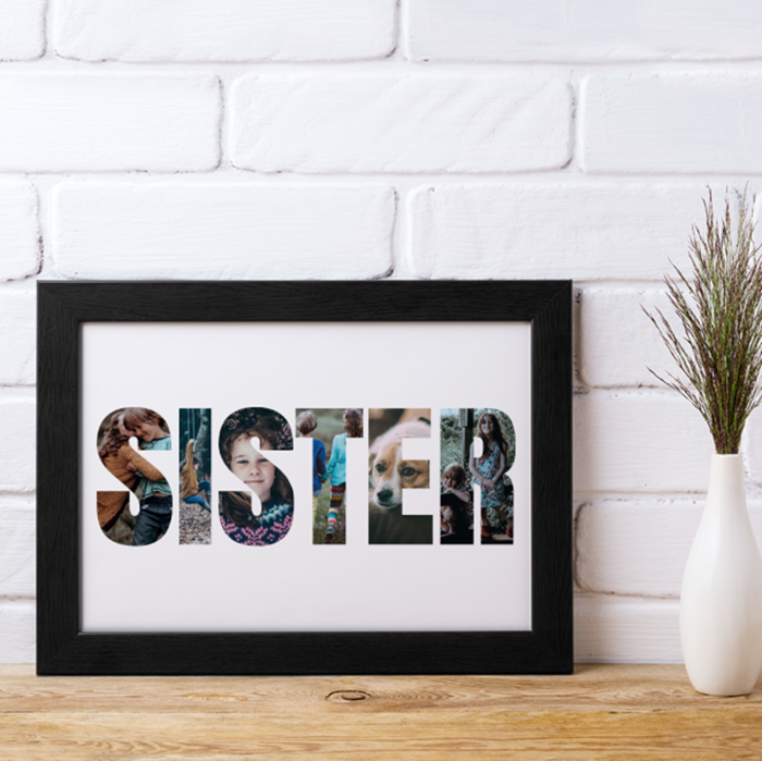 Picture of Sister Photo personalised poster