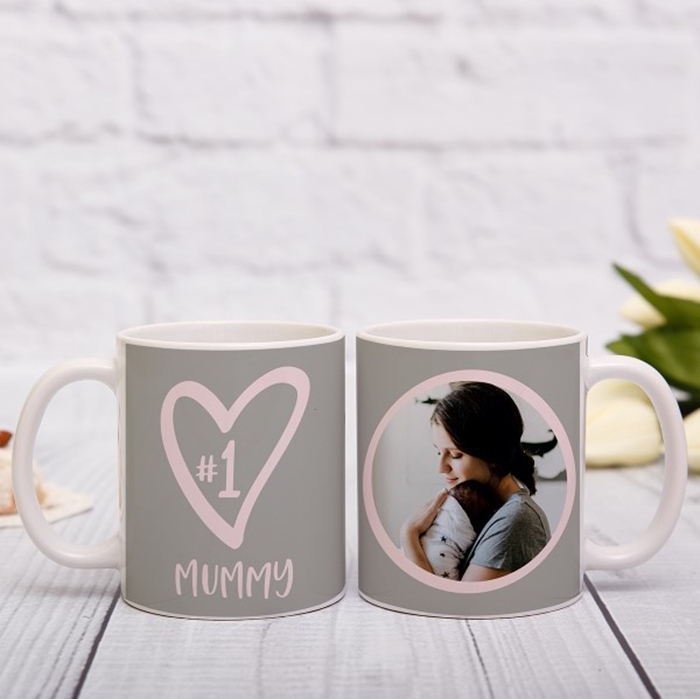 Picture of NUMBER 1 photo personalised mug