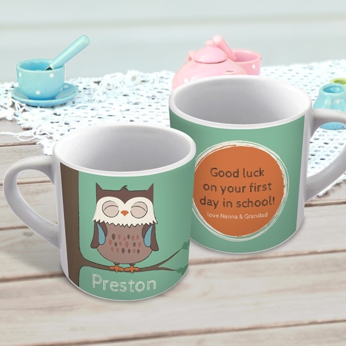 Picture of Sleepy owl child's personalised mug