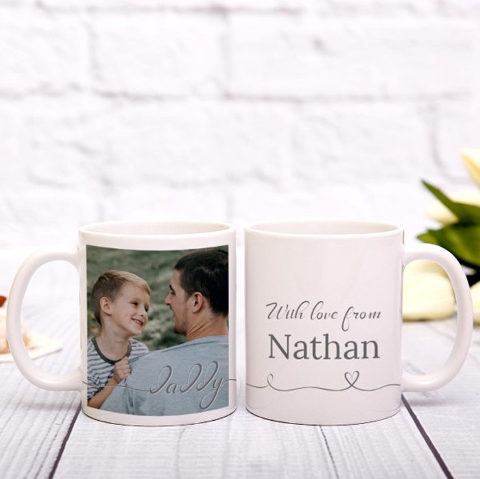 Picture of Daddy Script personalised mug