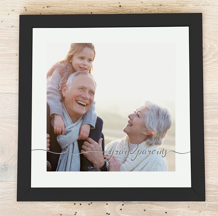 Picture of Square Grandparents script personalised poster