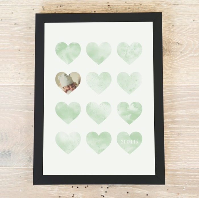 Picture of A3 Lots of love personalised poster