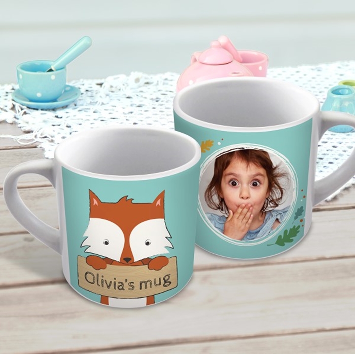 Picture of Cute fox child's personalised mug