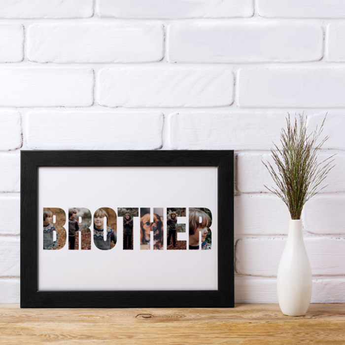 Picture of A4 Brother Photo personalised poster