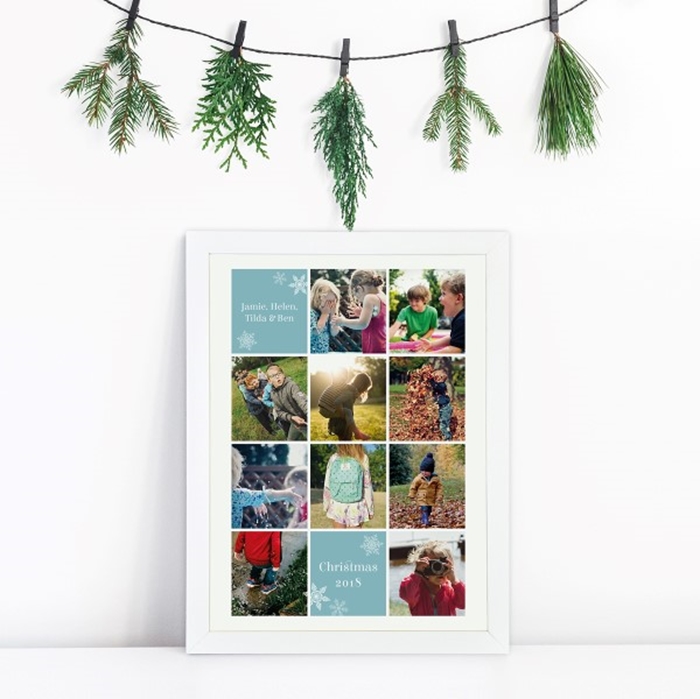 Picture of Festive A4 Instagram-style photo personalised poster