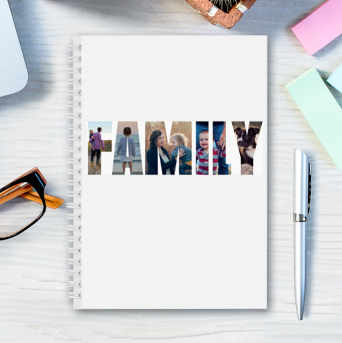 Picture of A5 Family hardcover spiral notebook