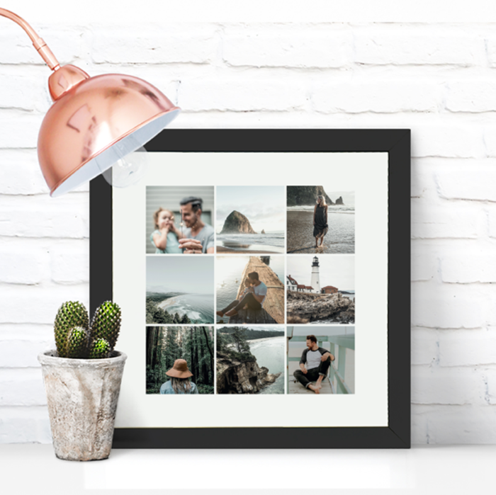 Picture of Square Instagram-style photo personalised poster