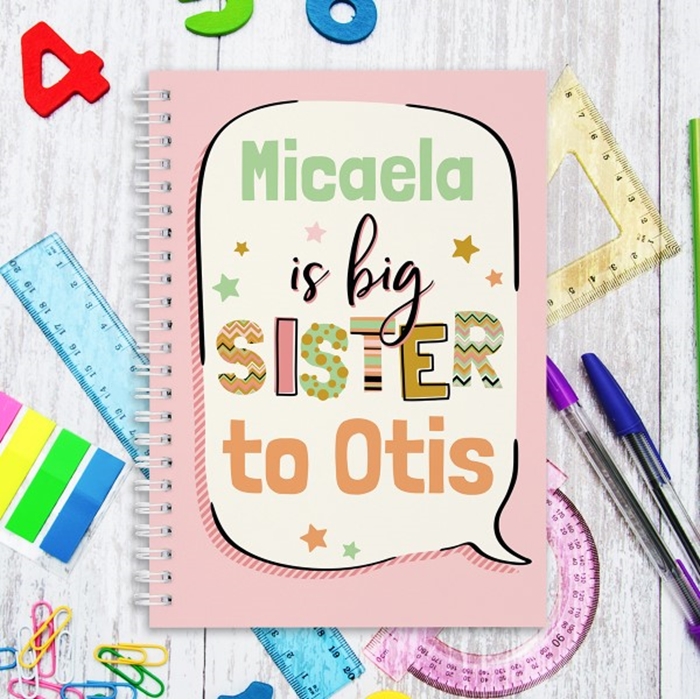 Picture of A5 Big Sister hardcover spiral notebook