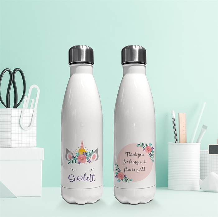 Show details for Unicorn Crown insulated water bottle