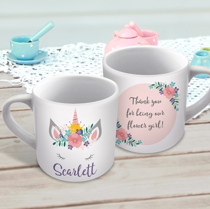 Picture of Unicorn Crown child's personalised mug