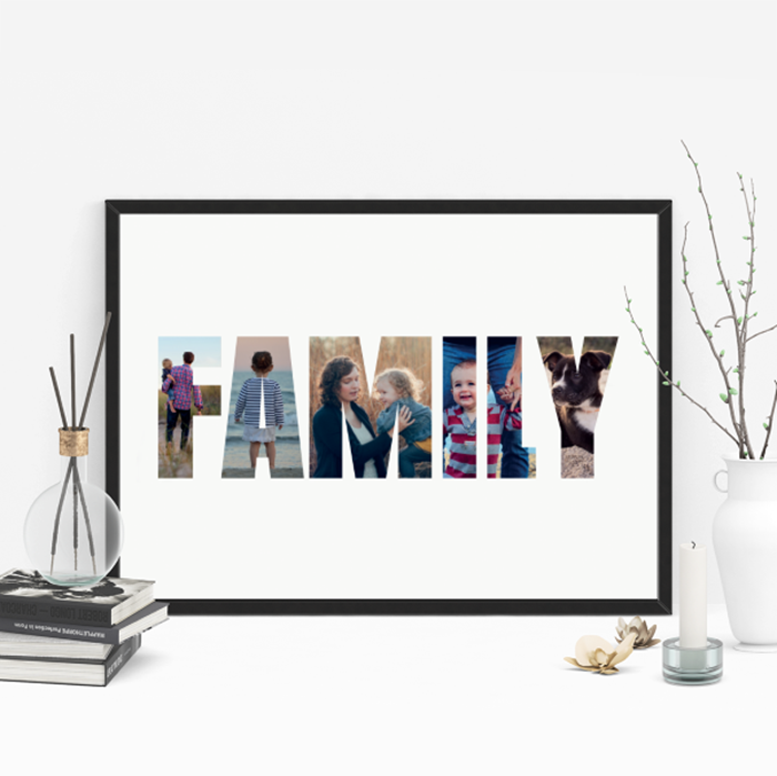 Picture of A3 Family Photo personalised poster