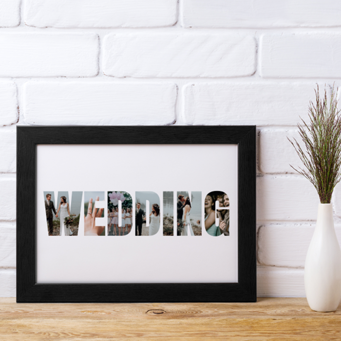Picture of Wedding Photo personalised poster