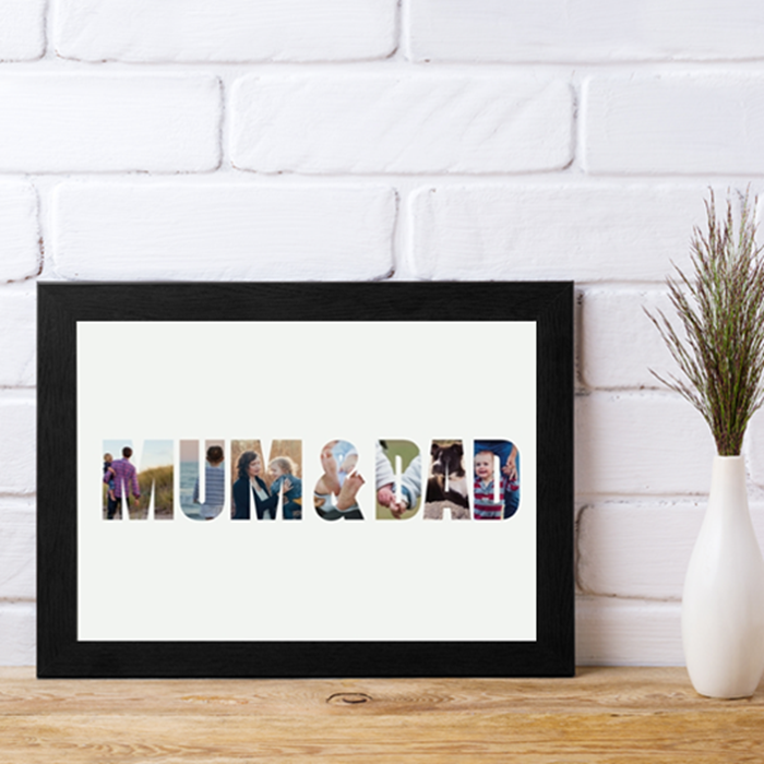 Picture of Mum & Dad Photo personalised poster