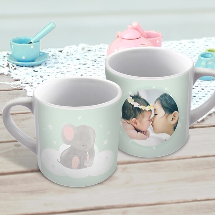 Picture of Baby Elephant child's personalised mug