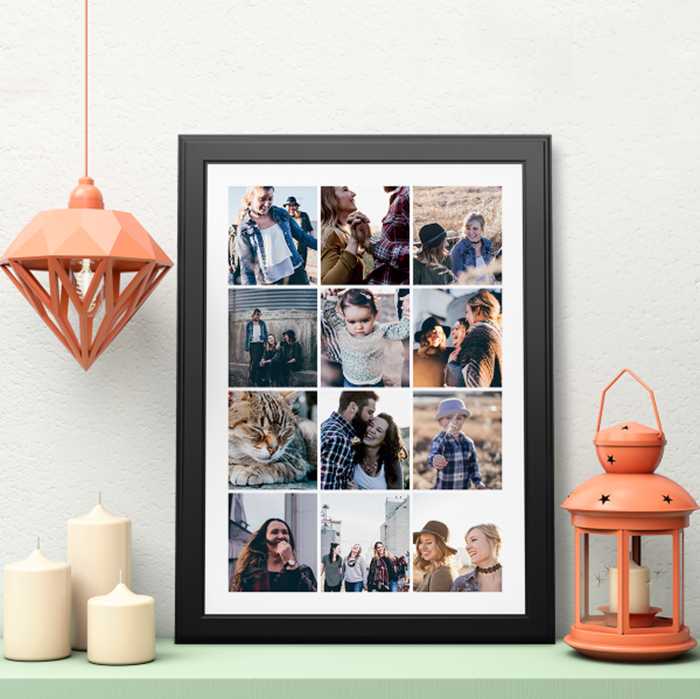 Show details for A3 Instagram-style photo personalised poster