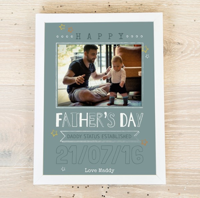 Picture of Happy Father's Day personalised poster